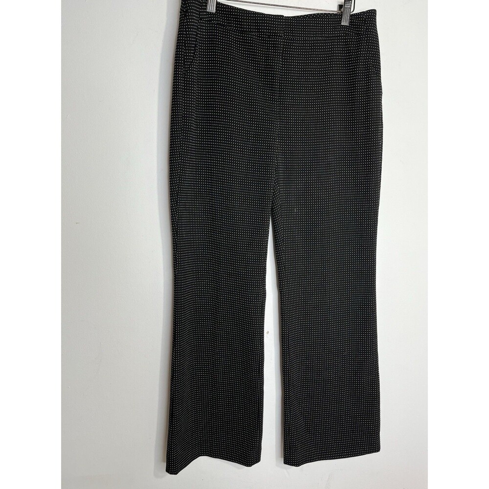 Chico's  Micro Dot Pants Womens 1 (8)  Crop Capri (13
